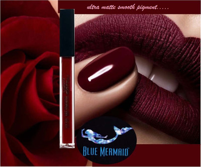 BLUEMERMAID BEST DARK PIGMENT LIQUID MATTE LIPSTICK MAROON COLOR(MAROON, 6 ml)