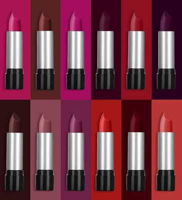 YELGO Best Matte Amplified Crème Balm Lipstick, Pack of 12(Multicolor, 6 g)
