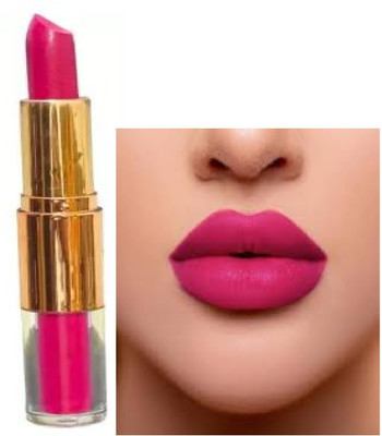 Luipui TRENDING PINK 2 IN 1 MATTE LOOK LIPSTICK PACK OF 1(PINK, 6 g)