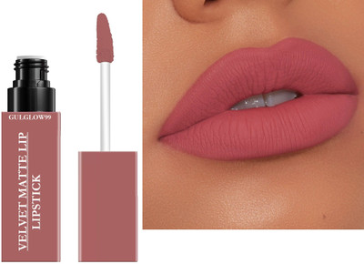 GULGLOW99 Velvet Quick Dry Matte Lipstick for Women(Rose Wood, 4.2 ml)