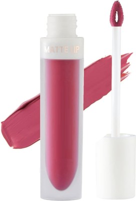 ADJD Matte Liquid Non-Transfer & Waterproof Lipstick for Women Pinky peach(Pinky peach, 4.5 ml)