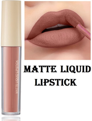 Vyomiris Non Transfer Liquid Matte Lipstick for all makeup lovers(BROWN, 4.5 ml)