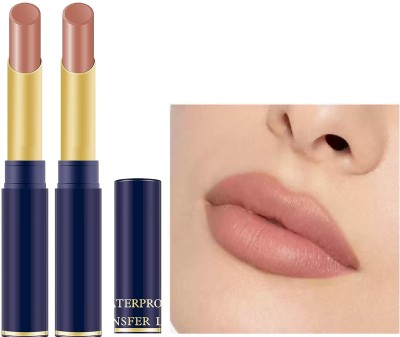 ADJD Combo Brandy rose Lipstick Non Transfer Pure Matte Long Stay Waterproof Lipstick(Brandy rose, 8 g)