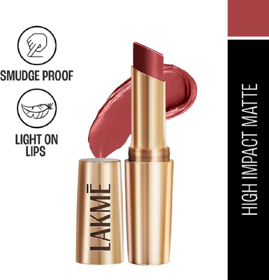Lakmé 9TO5 Primer + Matte Lip Color(Roseatte Red, 3.6 g)
