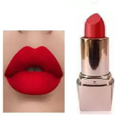 Luipui red lipstick amazing long lasting for beautiful lips pack of 1(red, 6 g)