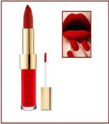 Luipui red matte lipstick waterproof awesome amazing(RED, 6 g)
