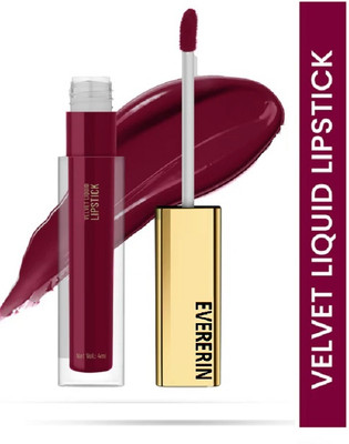 EVERERIN TRY NEW BEST LIQUID MATTE LIPSTICK FOR WOMEN(MAROON DARK, 4 ml)