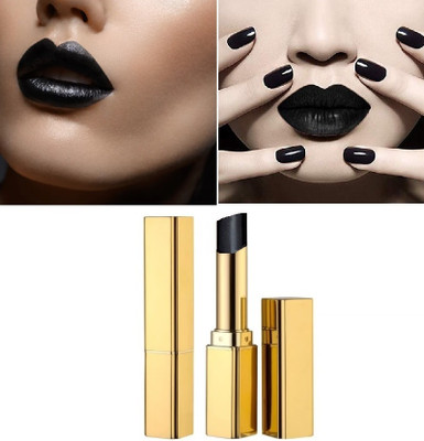 SEUNG LONG LASTING BLACK CREAMY MATTE LIPSTICK HIGH PIGMENT(BLACK, 3.6 g)