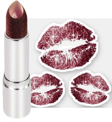 tanvi27 Diamond Shimmer Metallic,Fast-Drying Long Lasting Shinning Maroon lipstick(MAROON, 3.8 g)