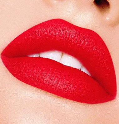 GABBU HOT RED MATTE FINISH WATER PROOF LIQUID LIPSTICK(cherry red, 6 ml)