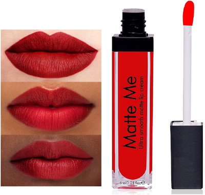 Arcanuy Liquid Matte Lipstick for long lasting Non Transfer(red, 6 ml)