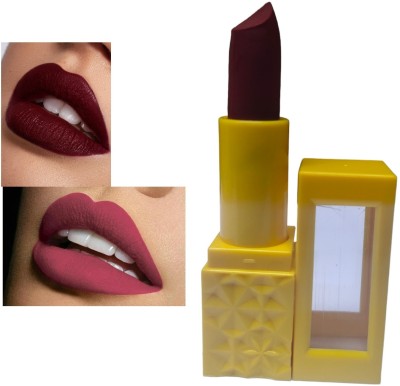 FELICECHIARA Long Wear Ultra Smooth Lipstick Long Lasting Non Transfer Creamy(Maroon, 5 g)