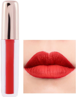GABBU Liquid Lipstick Water Proof Light Weight Matte Finish./(red, 3 ml)