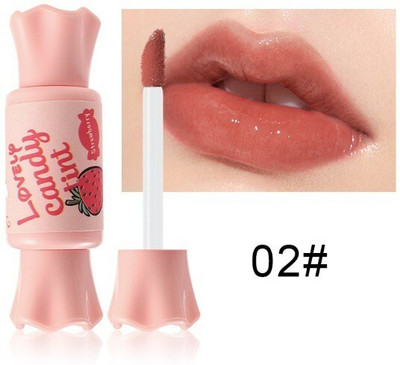 VBA Lovely LipGloss LongLasting Candy Dyeing LipTint Sweetly Flavour Liquid Lipstick(SHADE 2, 15 ml)