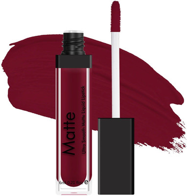 YAWI MATTE FINISH MAROON LIQUID LIPSTICK(MAROON, 6 ml)