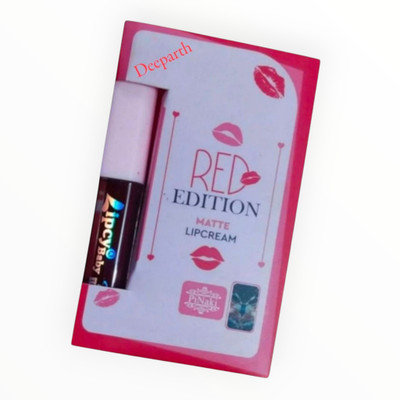Deeparth Red Edition 4 Edition 4 in 1 Pocket Matte Lipstick(Red, 6 ml)
