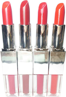 Facejewel 2 in 1 lipstick with Long Lasting lip gloss(Multicolor, 7.5 g)