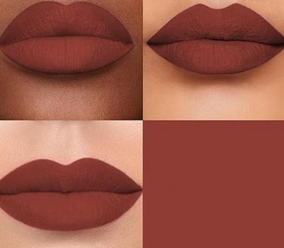 Luipui Amazing matte finish long lasting peach lipstick for matte look pack of 3(PEACH COLOR, 12 ml)