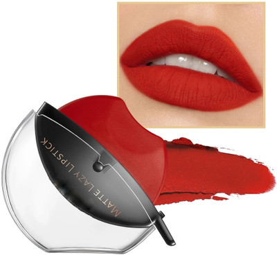 tanvi27 High Pigmented Lip Gloss Waterproof Moisturizing Lipstick(HOT RED, 10 g)