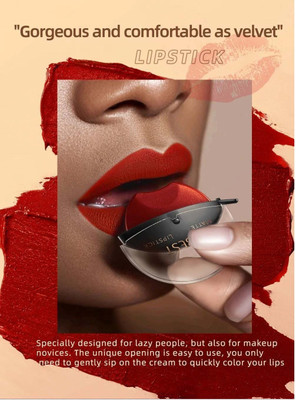 THTC Weightless Matte Hydrating Lipstick(Red, 8 g)