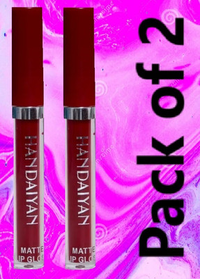 LARA KOSSLER Twin Pack – Maroon Liquid Lipstick Set(MAROON, 10 ml)