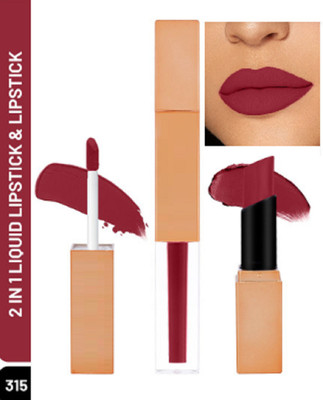 Luipui PREMIUM MATTE NON-DRYING & SMUDGE PROOF MATTE LIPSTICK PACK OF 1(MEDIUM CARMINE, 7 ml)