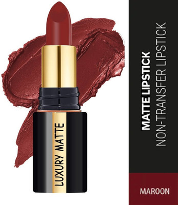 AEPRUY Kiss Proof |Creamy Matt |Get Upto 24 Hours Pretty Me Non Transfer Lipstick(Royal Rust mehroon, 4 ml)