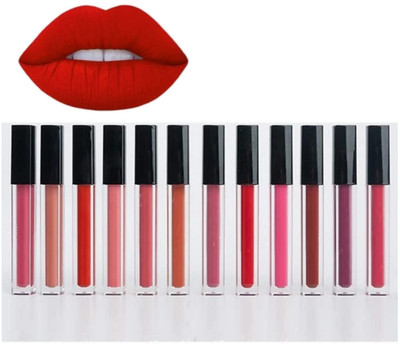 lately multi color creamy matte long-lasting & waterproof lipstick different shades(multicolour, 60 ml)