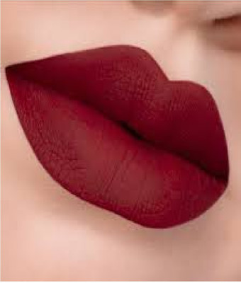 Luipui maroon matte finish lipstick trending nice easy to carry pack of 1(maroon, 6 ml)