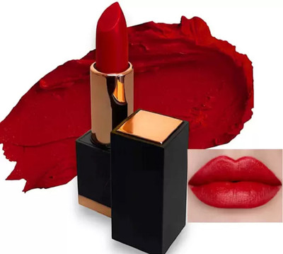 Jiwoo Non-Transfer Matt Waterproof Lipstick Shade(RED, 10 ml)