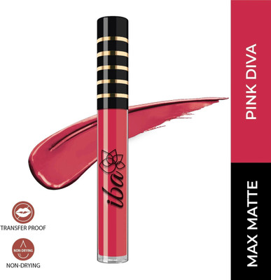 Iba Maxx Matte Liquid Lipstick(Pink Diva, 2.6 ml)