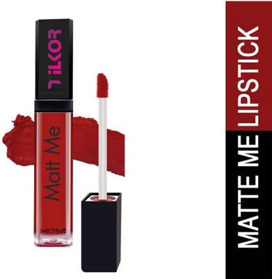 JEMOX Non Transfer Smudge Proof Longlasting Sensational Liquid Matte Lipstick 6ML(Maroon, 6 ml)
