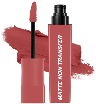 WOONGMI Smudge proof non transfer matte liquid lipstick(Light forest, 7.5 ml)