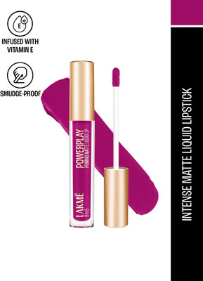 Lakmé 9to5 Primer + Matte Liquid Lip Color(MM2 Passion Berry, 4.2 ml)