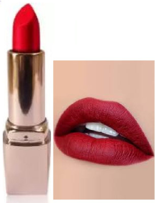 Luipui red crayon matte lipstick pack of 1 trending waterproof(red, 6 g)