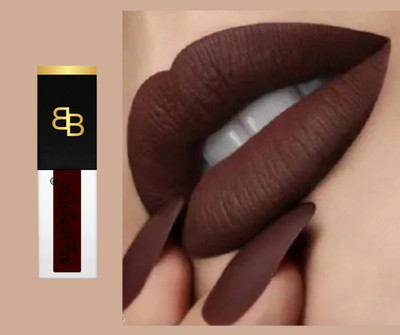 Bella Bloom Brown liquid Matte lipstick Long-Lasting Quick Drying Highly Pigment(brown, 5 ml)