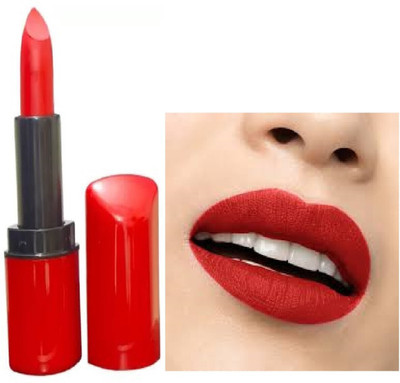TOPQ red matte finish lipstick best beautiful and long lasting(red, 6 g)