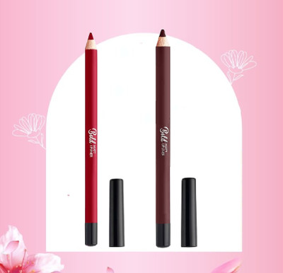 Sheny Bold Matt Lip Liner | Long-lasting |Matte Finish | Non-drying (SET OF -2)(RED, MAROON, 6 g)