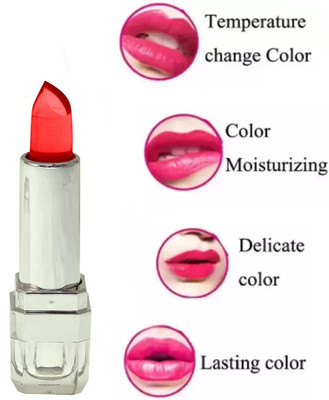 YAWI PIGMENTED COLOR POP BEST EVER COLOR CHANGING GEL LIPSTICK(RED, 3.8 g)
