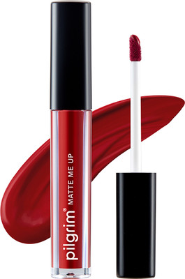 Pilgrim All Day Rich Colour Non-Drying And Transfer Proof Liquid Lipstick(The Red Stiletto 01, 3 ml)