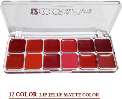 SILDUST 12-Color Long-Lasting Lipstick Palette Can Be Used As Blush Color and Eyeshadow(Multicolored, 12 g)