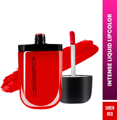 COLORESSENCE Intense Liquid Lip Colour Matte Long Lasting Non Sticky Formula(Siren Red, 8 ml)