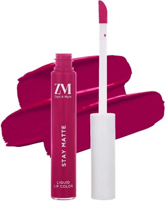 ZM Zayn & Myza Stay Matte Transfer-proof Lip Color, Waterproof and Smudgeproof(Pink Pout, 6 ml)