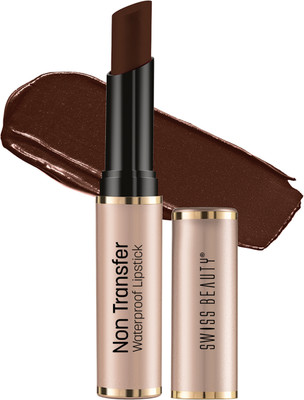 SWISS BEAUTY Lipstick SB-17-420(Dark Brown, 3.6 g)