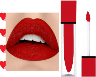 GFSU - GO FOR SOMETHING UNIQUE Non Transfer Waterproof Longlast Liquid Matte Lipstick(RED, 6 ml)