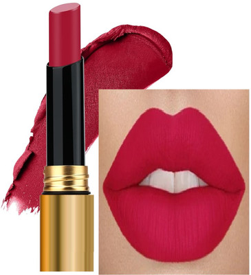 GABBU LONG STAY CRAYON MATTE FINISH WATERPROOF ROSE RED LIPSTICK(ROSE RED, 4 g)