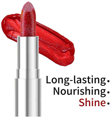 THTC New Diamond Shine Glitter Lipstick Moisturizing(Shade 02, 3.6 ml)