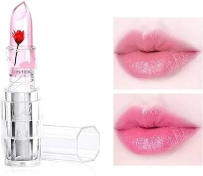 HUZURLU magice gel lipstick for women(pink, 3.8 g)