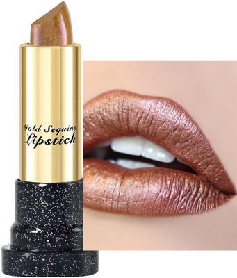 THTC Metallic Lipstick & Eyeshadow Non Transfer(Hushed Hazulnut, 3.6 g)