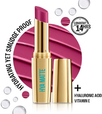 Lakmé 9to5 Hya Matte Lipstick Bold Berry 3.6gm(Boss Lady Brown, 3.6 g)